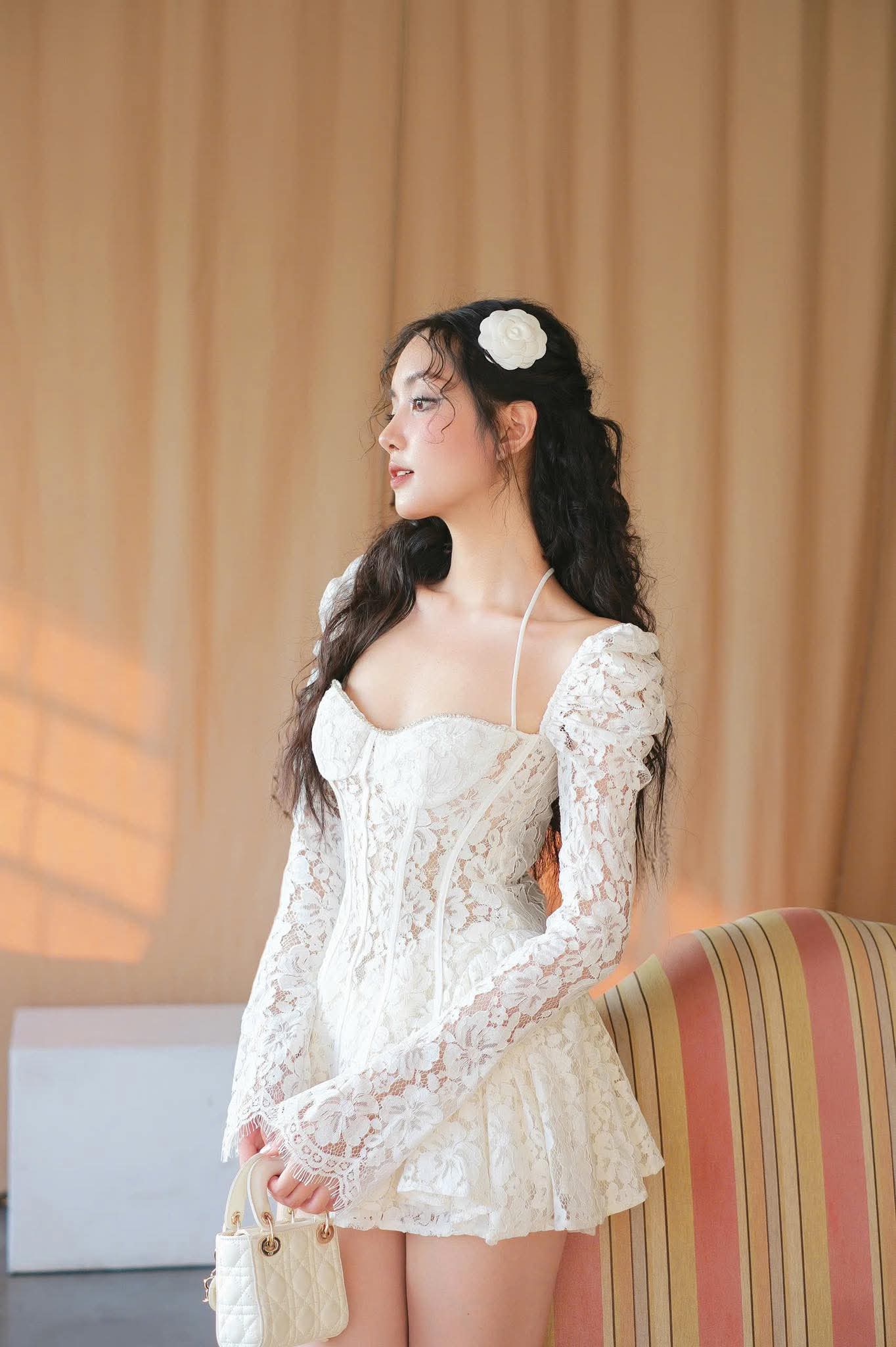 Valerie Lace Cortset Mini Dress Avalabel