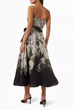 Picnic Dress in Linen Blend Avalabel