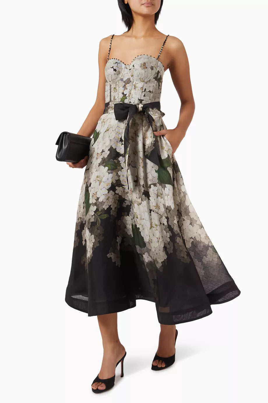 Picnic Dress in Linen Blend Avalabel