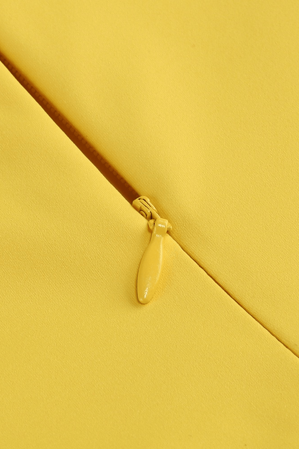 Janis Yellow Strapless Pearl Trim Ruffle Dress Avalabel