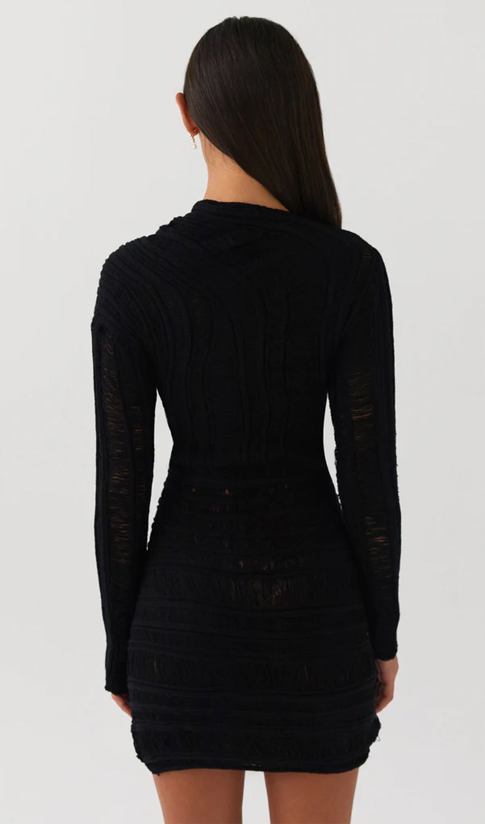 Hollow Out  Mini Dress Avalabel