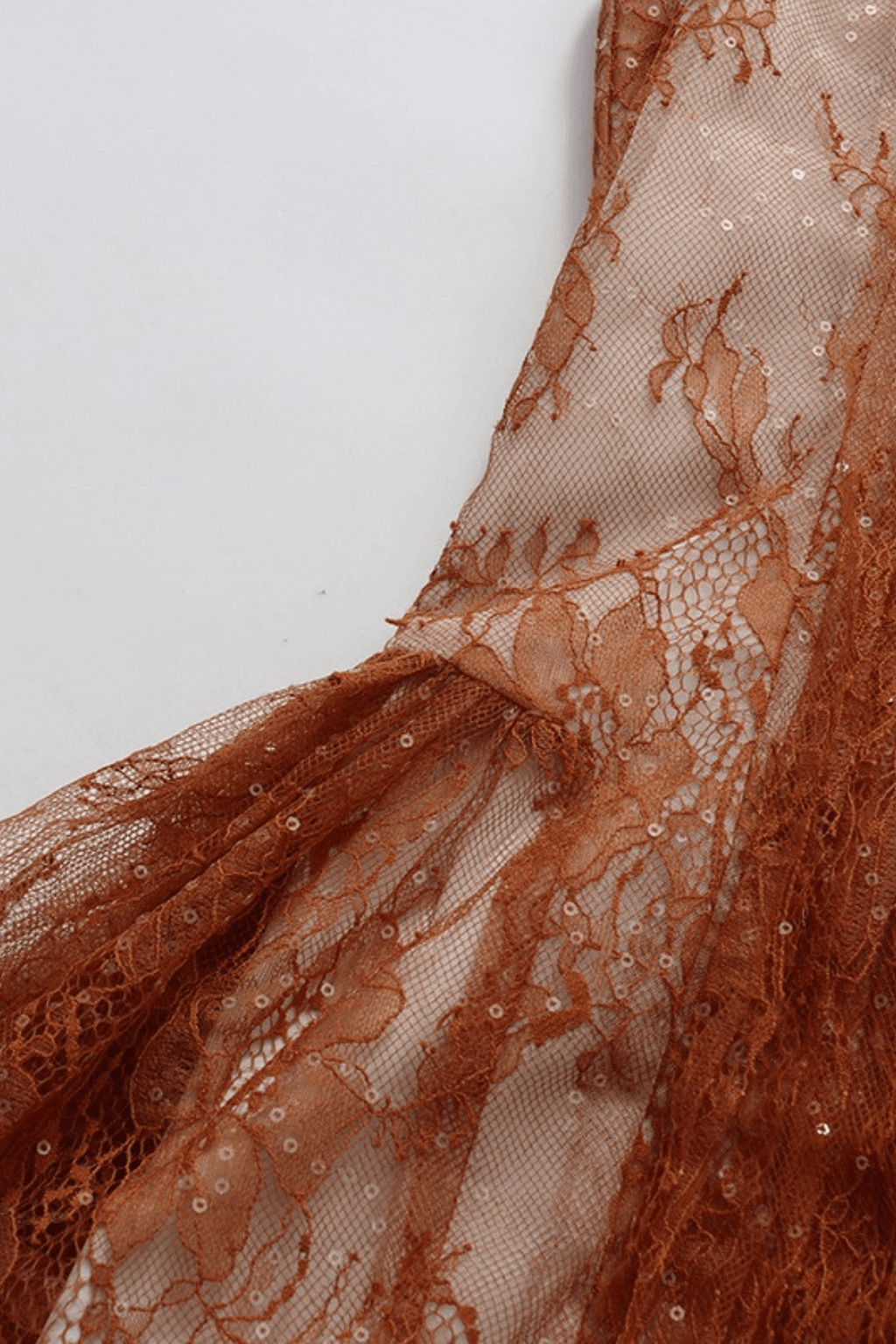 Celia Lace Bow Neck Fit and Flare Mini Dress Avalabel