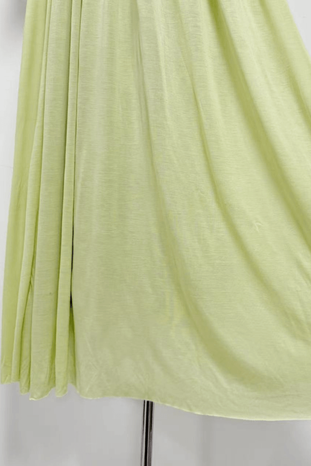 Alice Green Cape Sleeve Pleated Maxi Dress Avalabel
