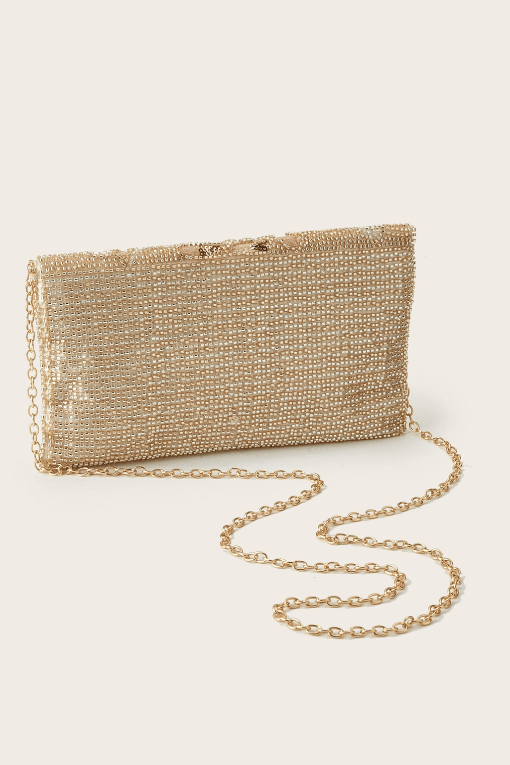 Pink Floral Sequin Beaded Envelope Formal Clutch Avalabel