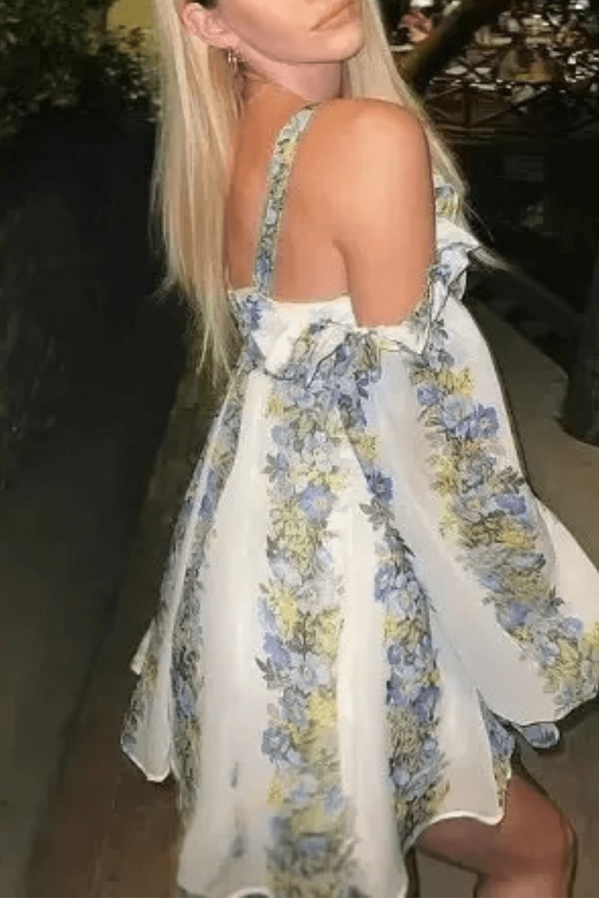 Bella Off Shoulder Floral Puff Sleeve Mini Dress Avalabel