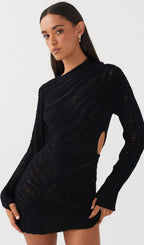 Hollow Out  Mini Dress Avalabel