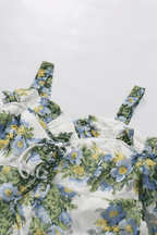 Bella Off Shoulder Floral Puff Sleeve Mini Dress Avalabel