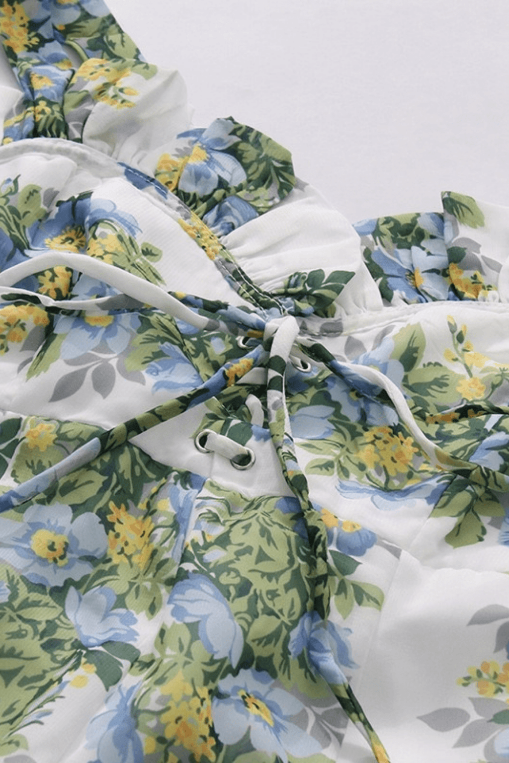 Bella Off Shoulder Floral Puff Sleeve Mini Dress Avalabel