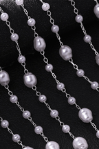 Trailing Pearl Mesh Formal Head Net Avalabel