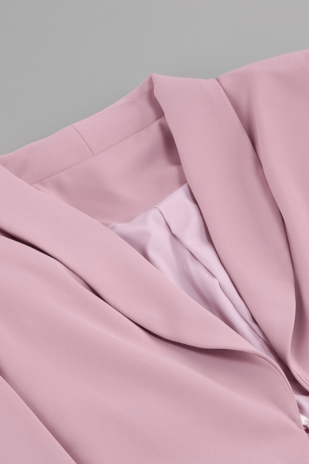 Ivanka Pink Cropped Blazer & Cutout Pant Set Avalabel