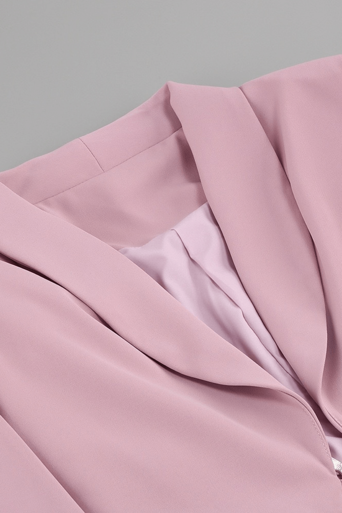 Ivanka Pink Cropped Blazer & Cutout Pant Set Avalabel