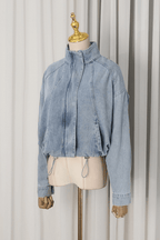 Gina Light Wash Denim Trucker Jacket Avalabel