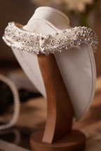 Pearl Crystal Beaded Choker Necklace Avalabel