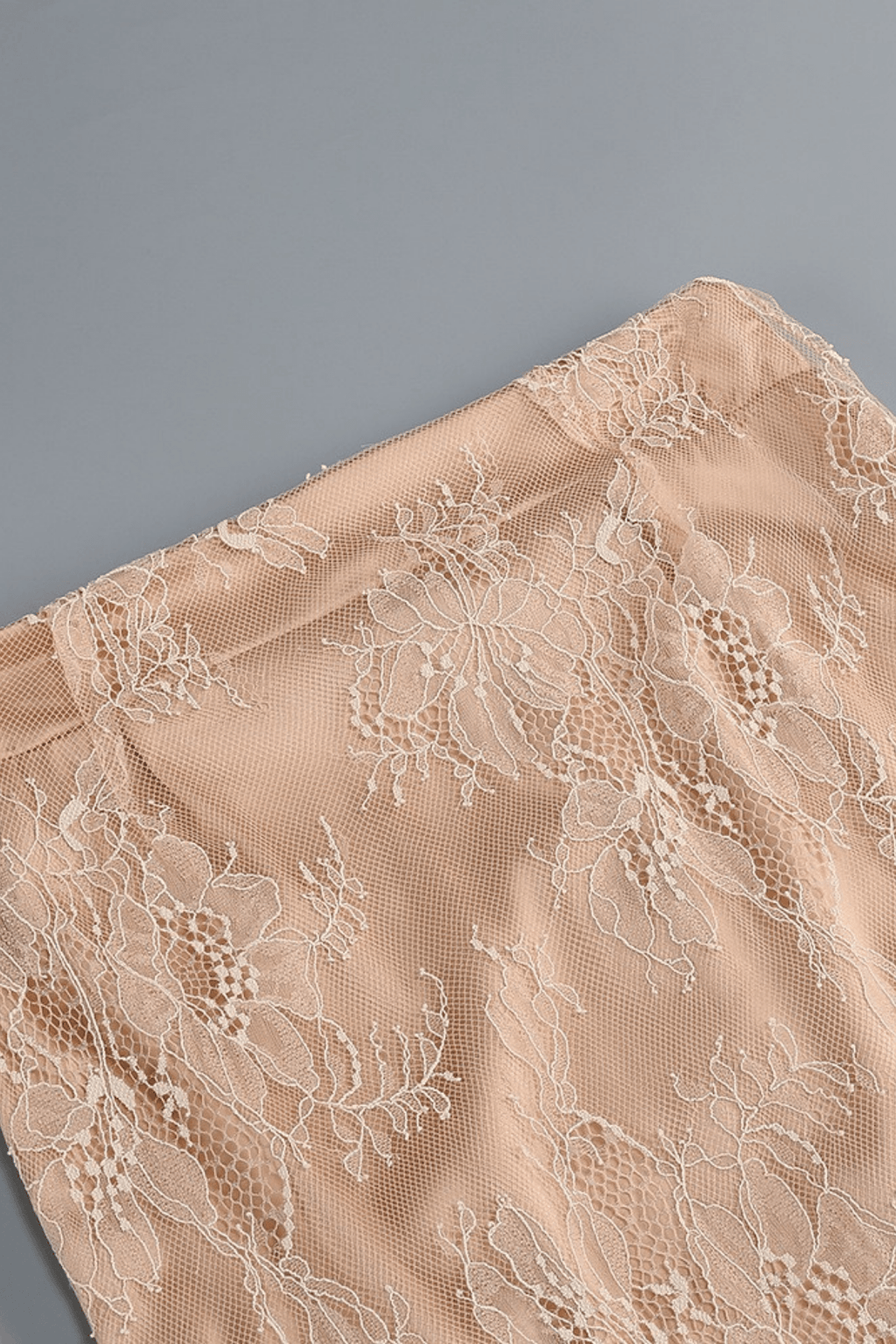 Bella Pink Lace Ruffle Corset Mermaid Dress Avalabel