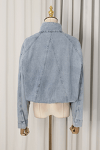 Gina Light Wash Denim Trucker Jacket Avalabel