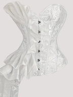 Retro satin STRAPLESS CORSET TOP Avalabel