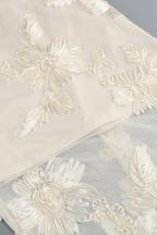 Liora Strapless Floral Appliqué Mermaid Dress Avalabel