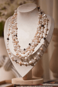 Multicolor Baroque Pearl Layered Necklace Avalabel