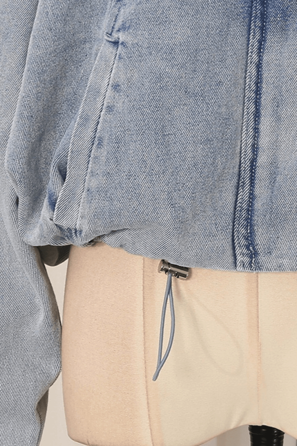 Gina Light Wash Denim Trucker Jacket Avalabel