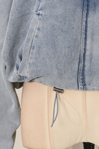 Gina Light Wash Denim Trucker Jacket Avalabel