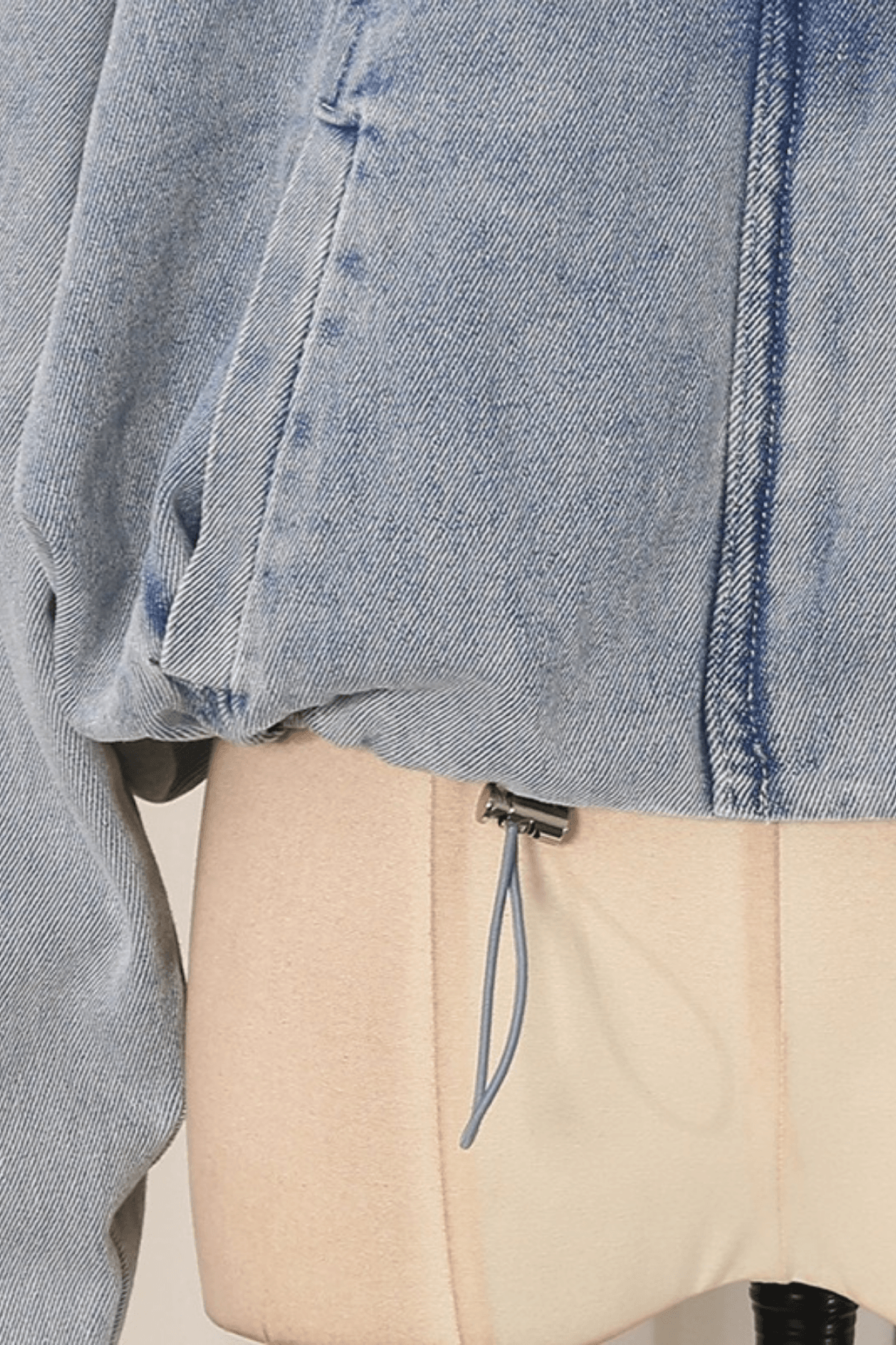 Gina Light Wash Denim Trucker Jacket Avalabel