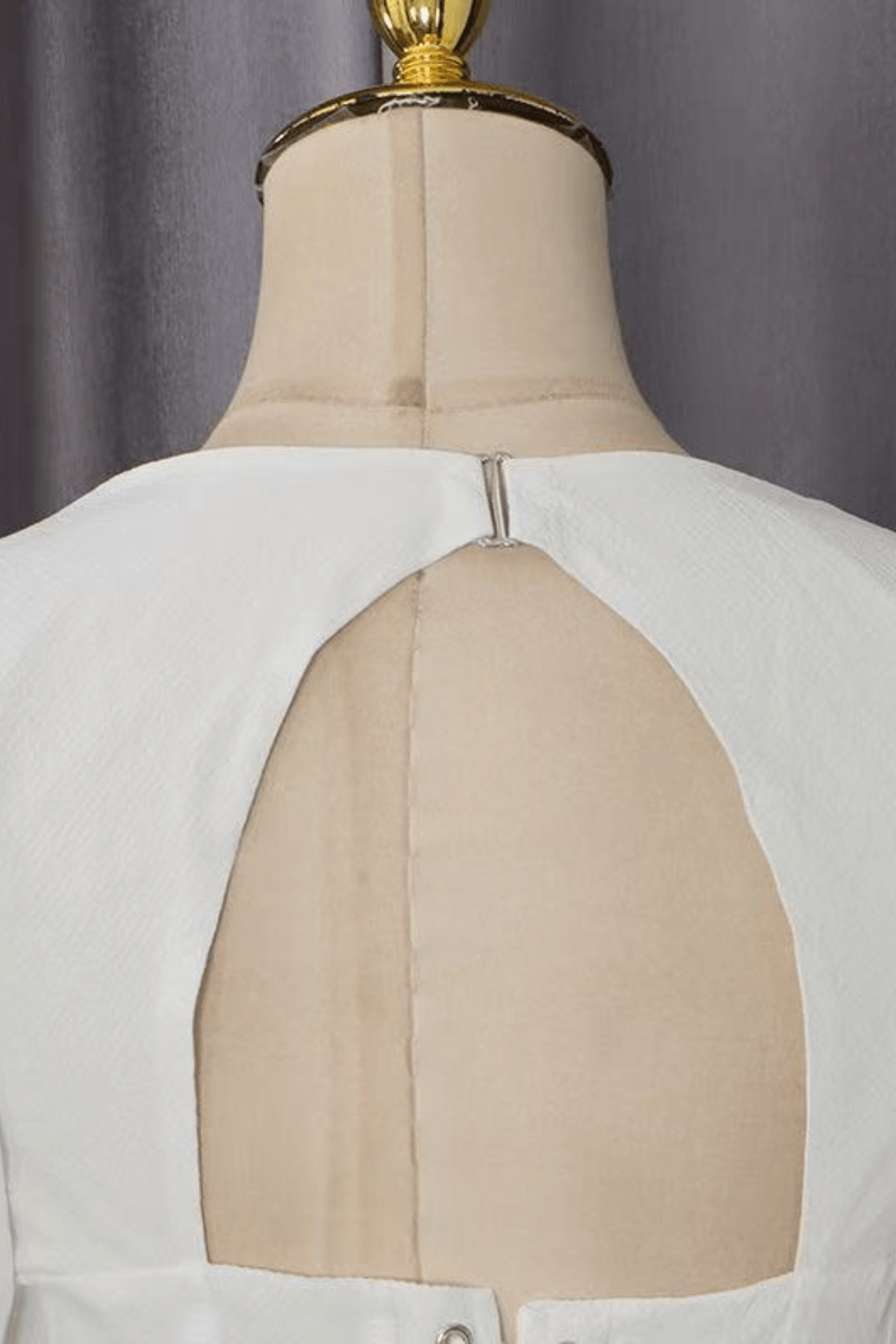 Winnie Cream Puff Sleeve Corset Peplum Top Avalabel
