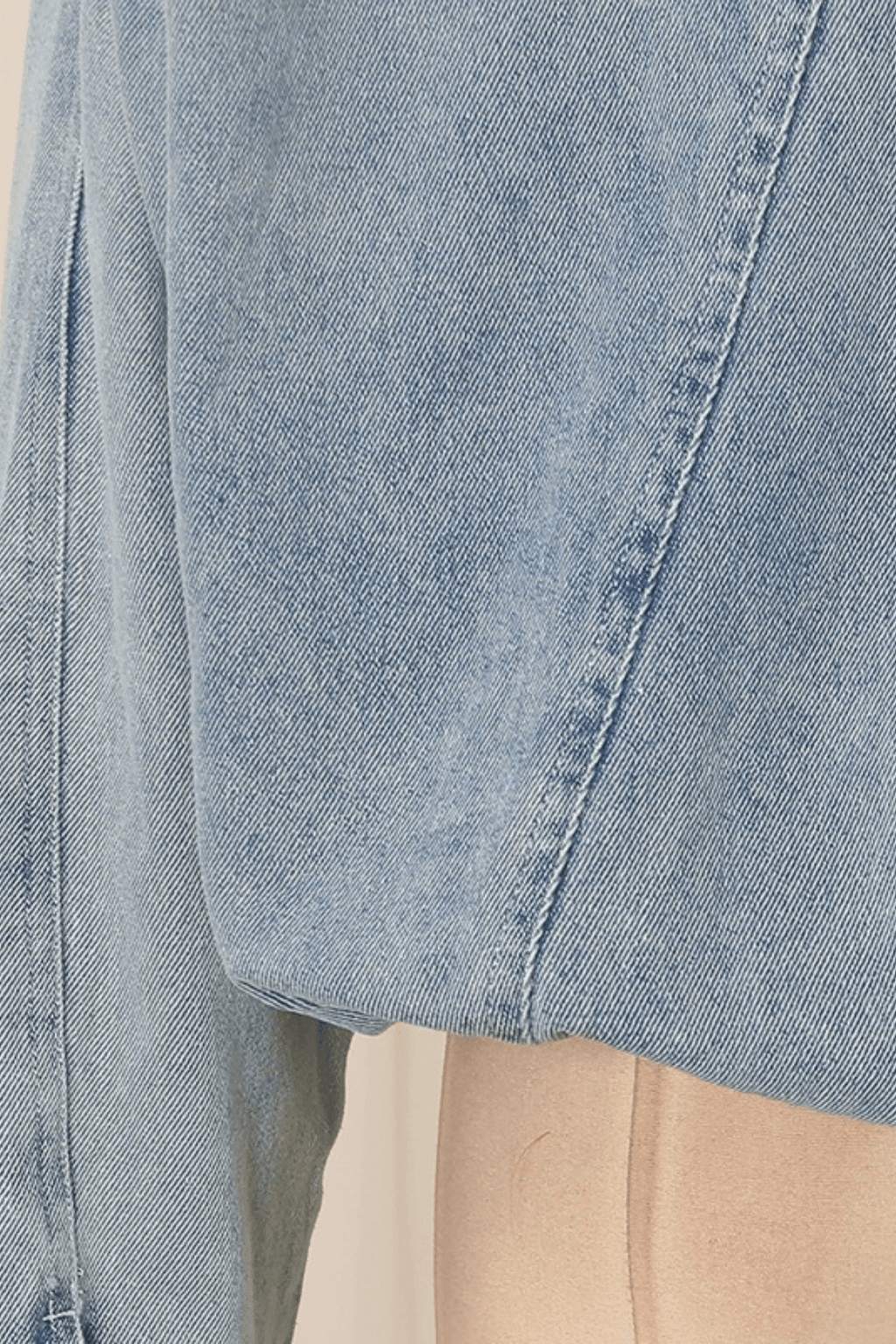 Gina Light Wash Denim Trucker Jacket Avalabel