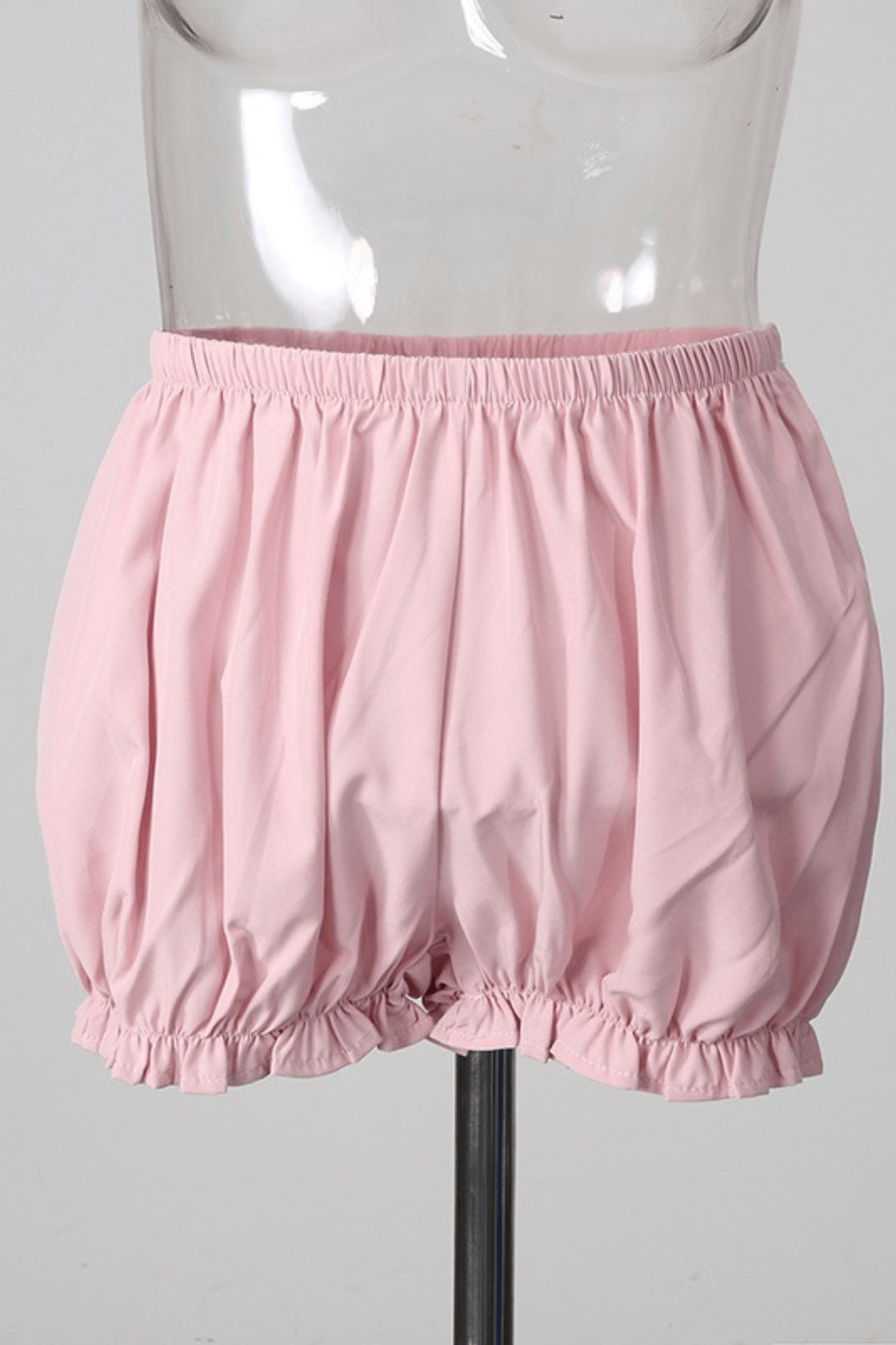 Ella Pink 3D Floral Strapless Mini Dress Avalabel