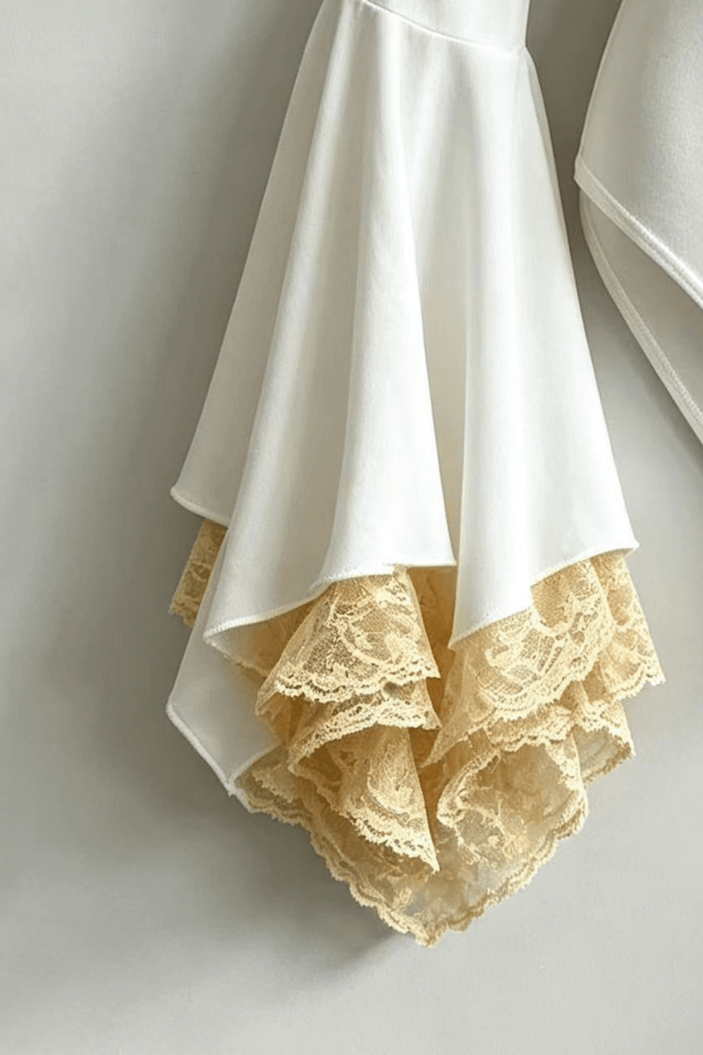 Aria Cowl Neck Layered Lace Flare Long Sleeve Top Avalabel