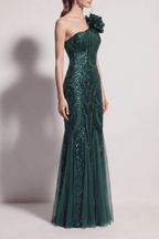 Adora One Shoulder Mermaid Maxi Dress Avalabel