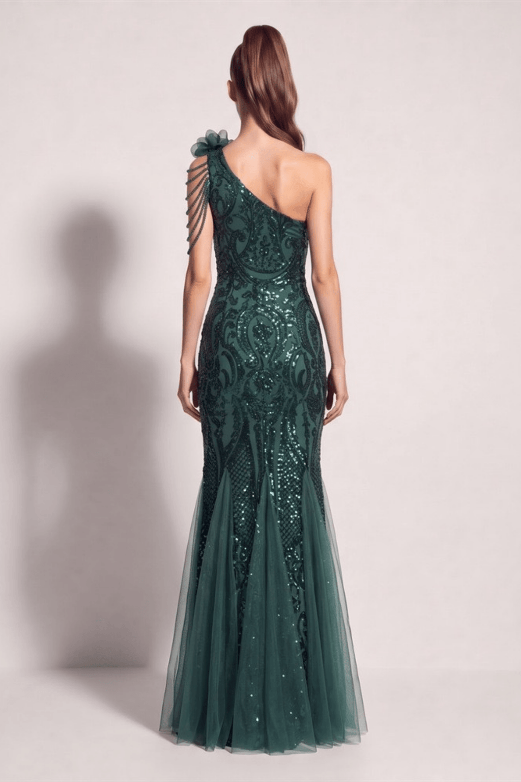 Adora One Shoulder Mermaid Maxi Dress Avalabel
