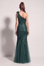 Adora One Shoulder Mermaid Maxi Dress Avalabel
