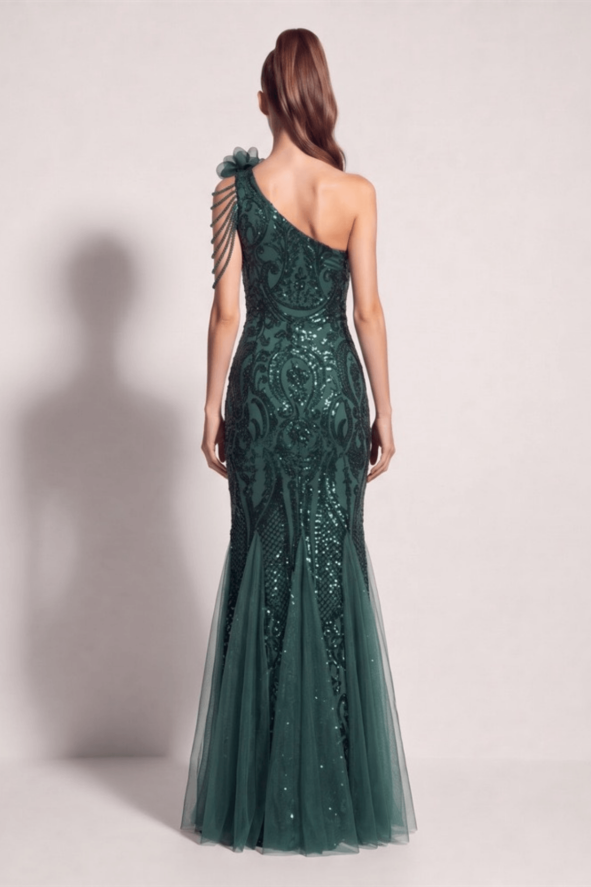 Adora One Shoulder Mermaid Maxi Dress Avalabel