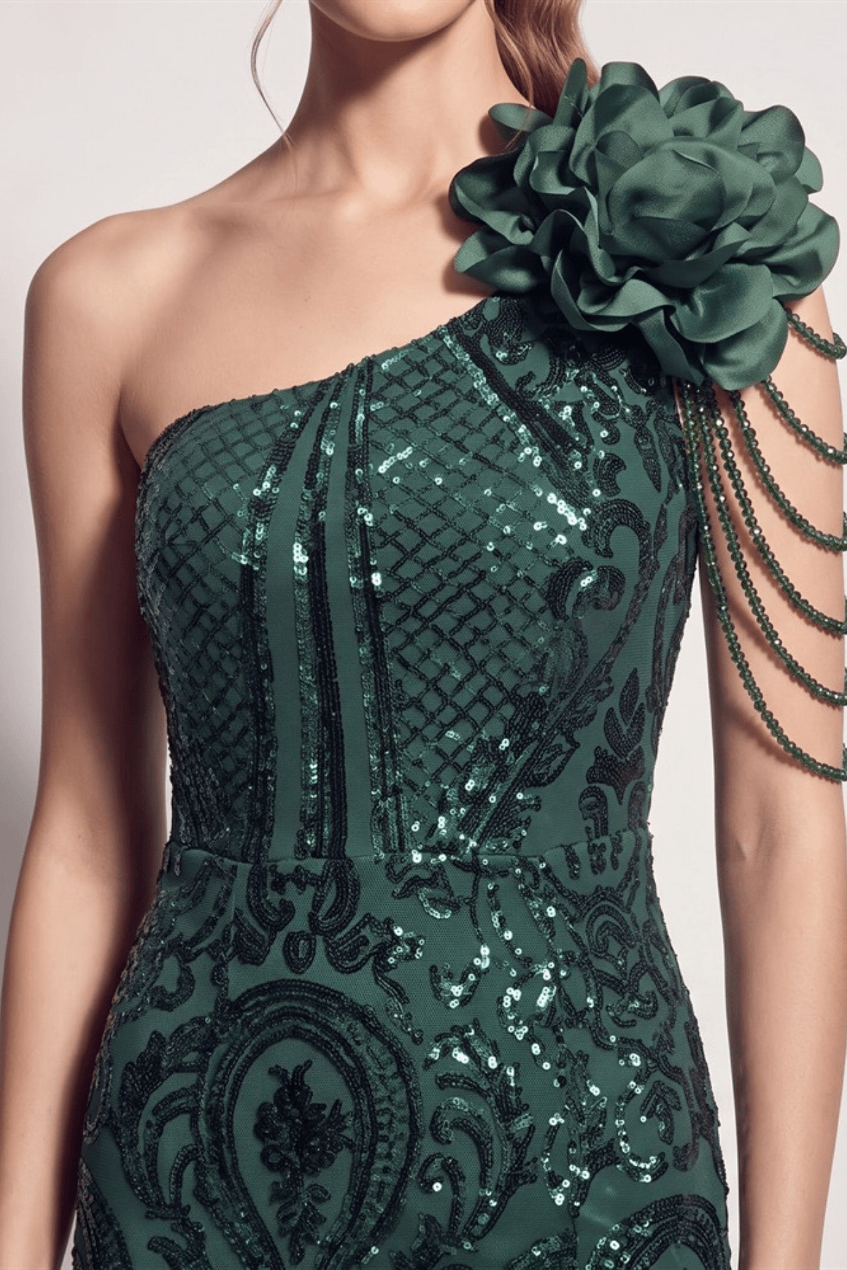 Adora One Shoulder Mermaid Maxi Dress Avalabel
