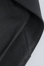 One Shoulder Puff Sleeve Deep V Bodycon Dress Avalabel