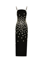 Crystal Triangle Maxi Bandage Dress Avalabel