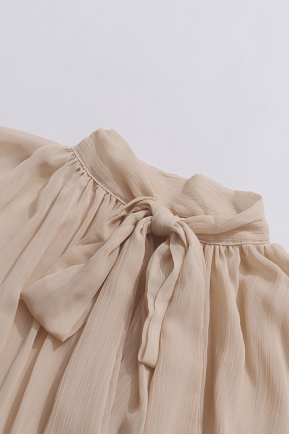 Beryl Pink High Neck Tiered Ruffle Crop Blouse Avalabel