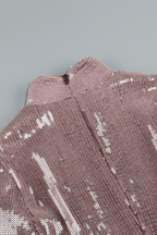 Keira Sequin Cutout Velvet Bow Dress Avalabel