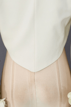 Daria 3D Floral Bell Sleeve Cropped Jacket Avalabel