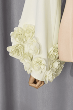 Daria 3D Floral Bell Sleeve Cropped Jacket Avalabel