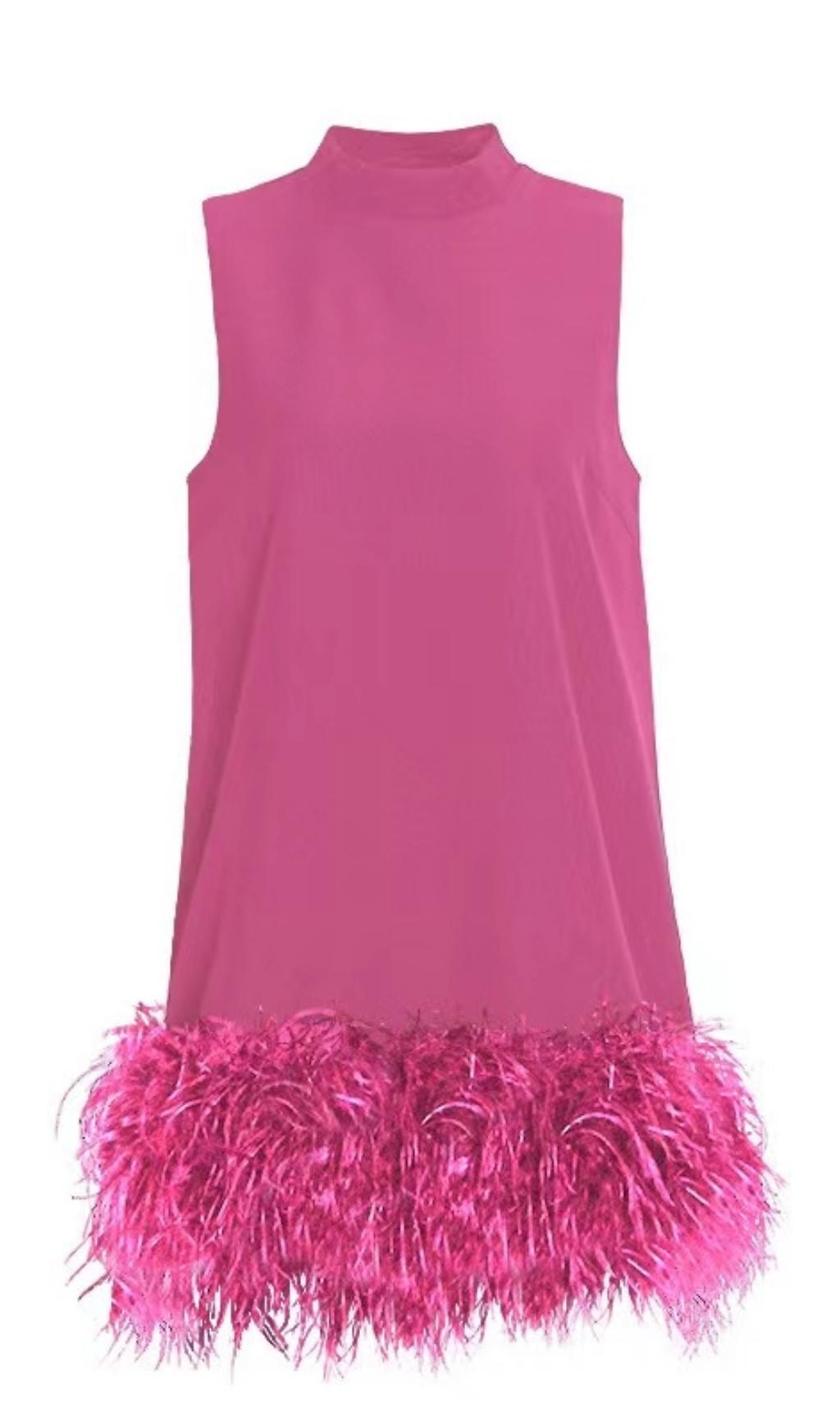 FEATHER MINI DRESS Avalabel