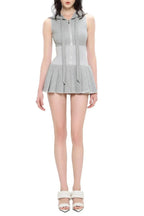 Cliffa Sleeveless Knit Mini Dress - Grey Avalabel