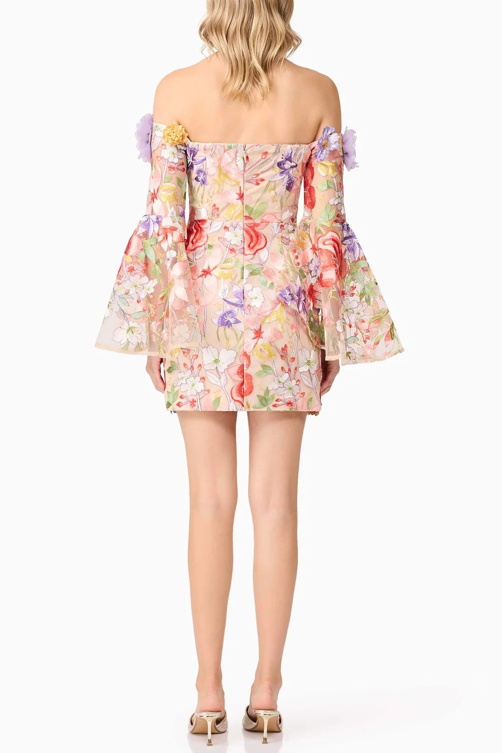 tabitha multicolor Off Shoulder Mini Dress in Floral Avalabel
