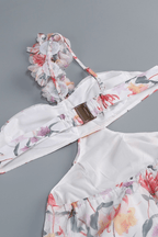 Livia Floral One Shoulder Tiered Dress Avalabel
