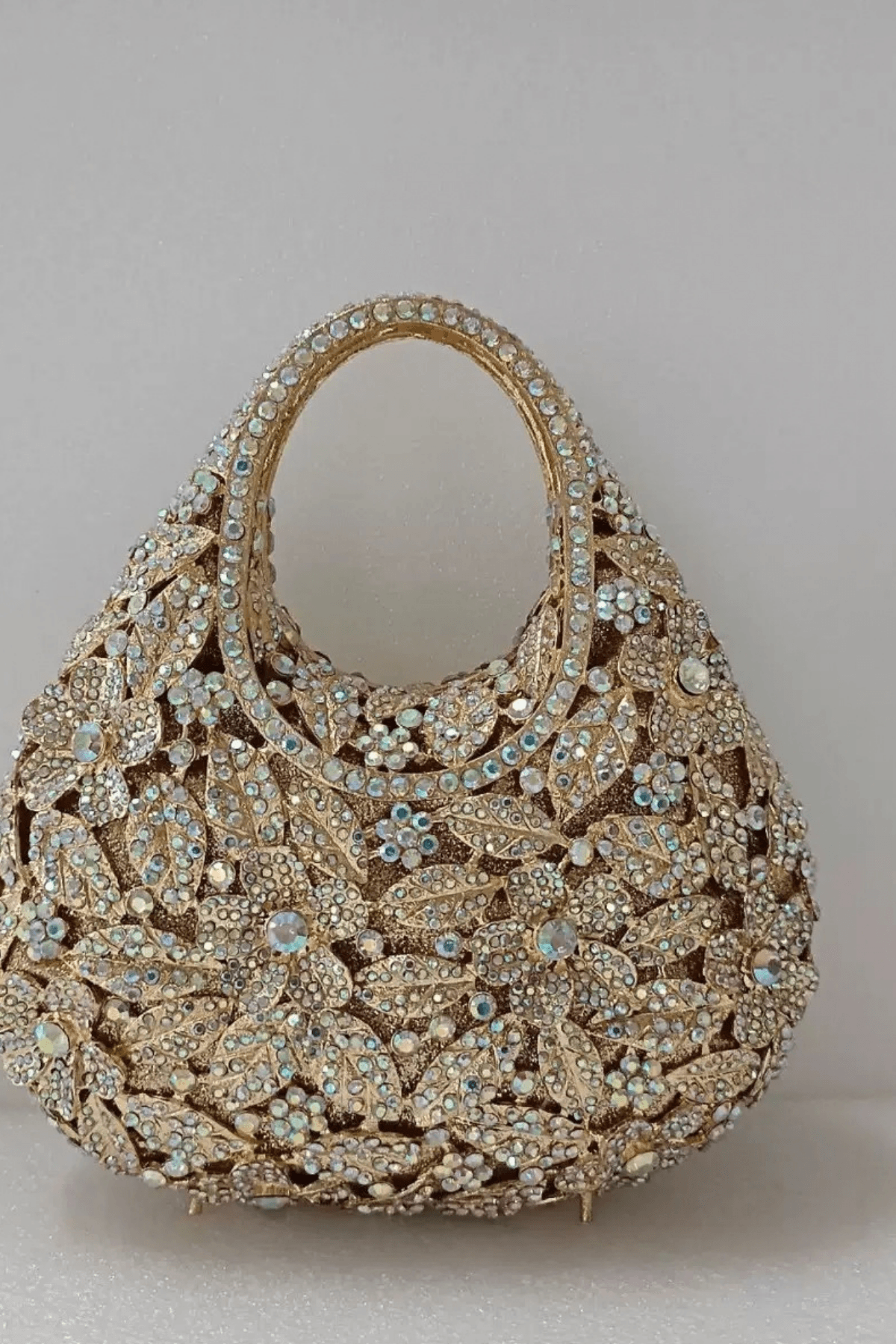 Eden Floral Rhinestone Evening Handbag Avalabel