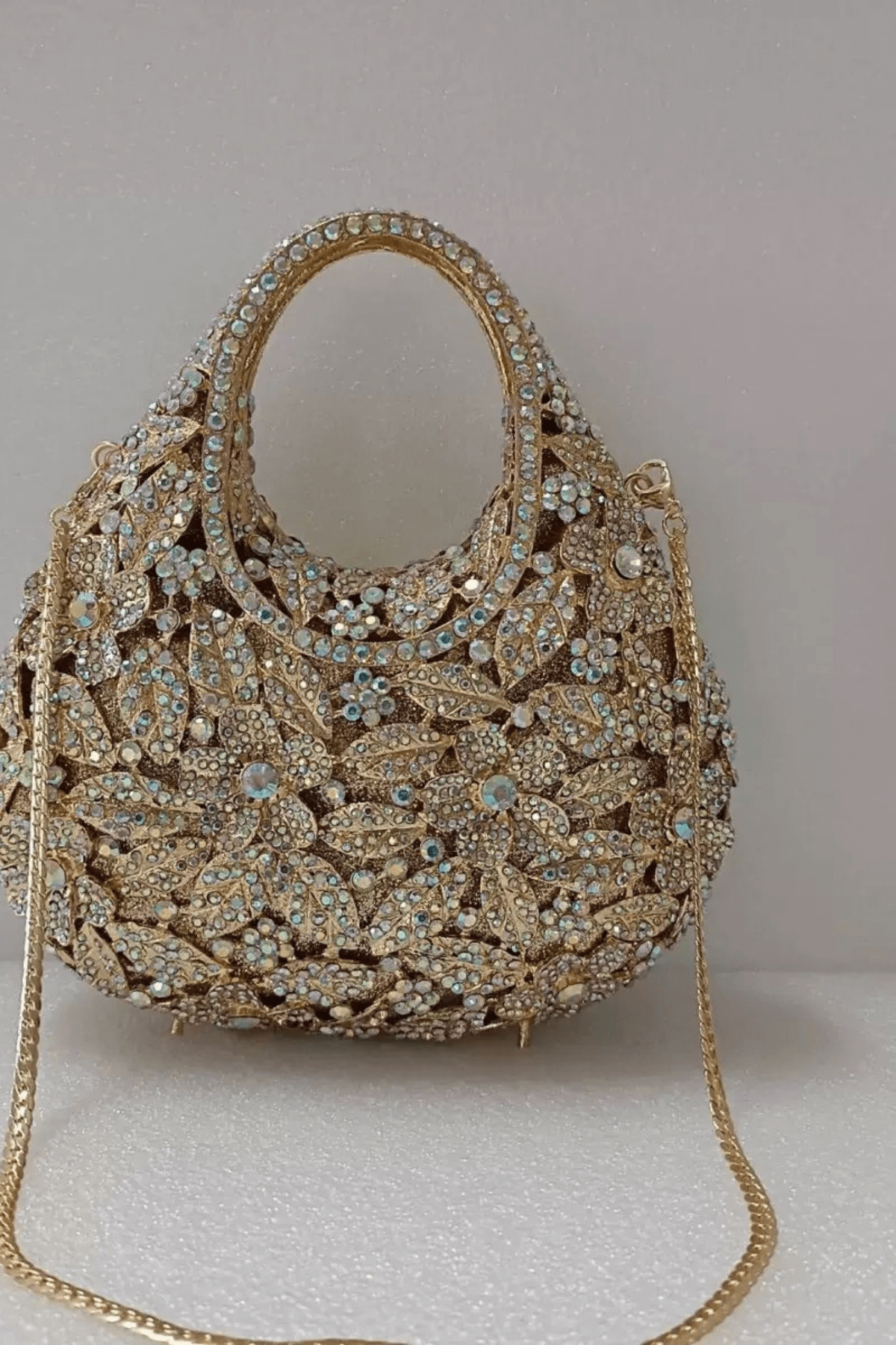 Eden Floral Rhinestone Evening Handbag Avalabel