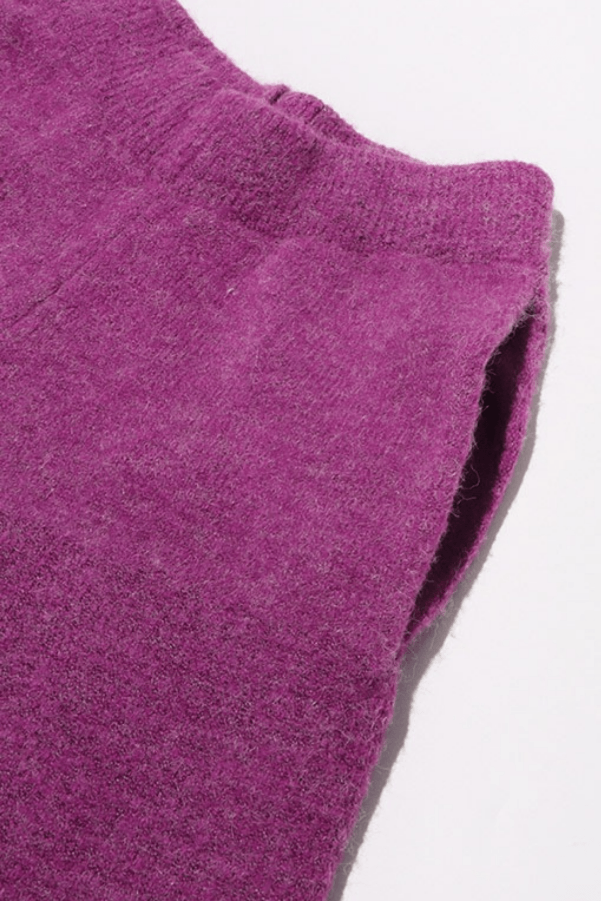 Farah Textured Knit High Waist Wide Leg Pants Avalabel
