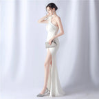 Crafted Flower With Beading Formal Dress Avalabel