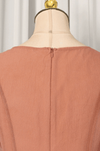Chloe Elegant Floral Applique Sleeveless Mini Ruffle Dress Avalabel