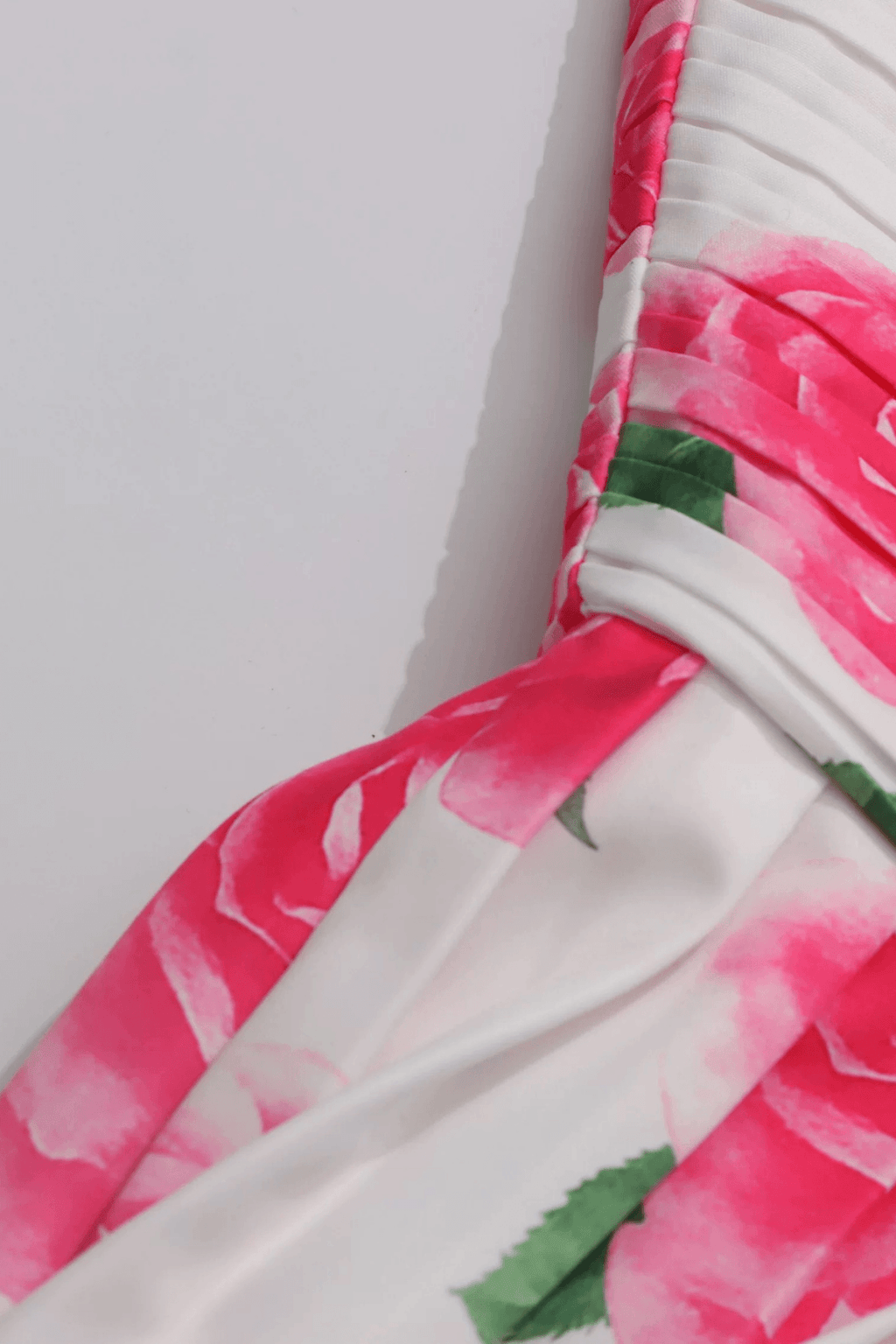 Romantic Floral Print Strapless Sweetheart Mini Dress Avalabel